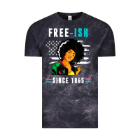 Cloud Black juneteenth free ish since 1865 black Vintage Tee - artisFamous