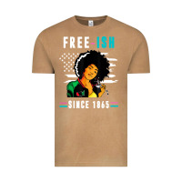 Vintage Camel juneteenth free ish since 1865 black Vintage Tee - artisFamous