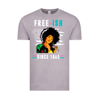 Vintage Zinc juneteenth free ish since 1865 black Vintage Tee - artisFamous