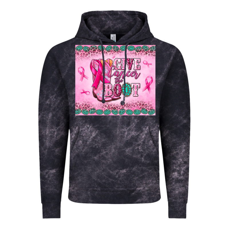 Give Cancer The Boot Vintage Hoodie by NancyCooperArtShop | Teevron