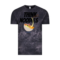 Cloud Black think noodles Vintage Tee - artisFamous