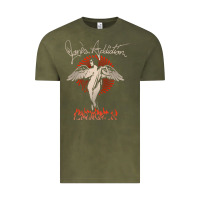 Vintage Olive louder than life teather american Vintage Tee - artisFamous