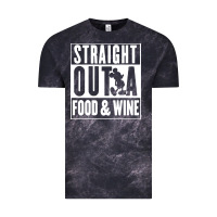 Cloud Black straight out a food and wine Vintage Tee - artisFamous