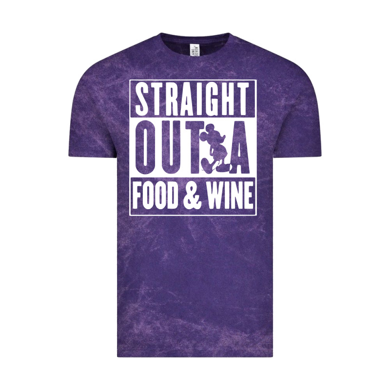 Straight Out A Food And Wine Vintage Tee by artisFamous | Teevron