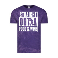 Cloud Purple straight out a food and wine Vintage Tee - artisFamous