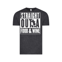 Vintage Black straight out a food and wine Vintage Tee - artisFamous