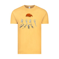 Vintage Mustard solar system galaxy, astronomy lover Vintage Tee - artisFamous