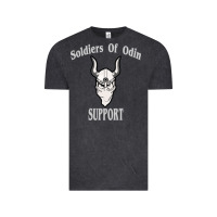 Vintage Black soldiers of odin worldwide support Vintage Tee - artisFamous
