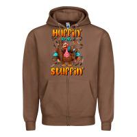 Chestnut huffin' for the stuffin' Zipper Hoodie - BundleAndBundleShop