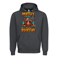 Smoke huffin' for the stuffin' Zipper Hoodie - BundleAndBundleShop