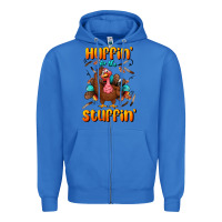 True Royal huffin' for the stuffin' Zipper Hoodie - BundleAndBundleShop