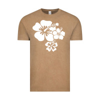 Vintage Coffee hawaiian flower Vintage Tee - artisFamous