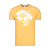 Vintage Mustard hawaiian flower Vintage Tee - artisFamous