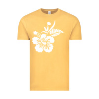 Vintage Mustard hawaiian flower Vintage Tee - artisFamous