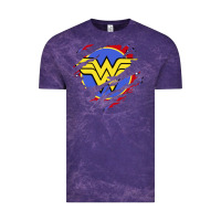 Tear Off Wonder Woman Shield Vintage Tee | Teevron