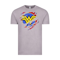 Vintage Zinc tear off wonder woman shield Vintage Tee - artisFamous