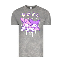 Cloud Rock melody and kuromi heart Vintage Tee - artisFamous