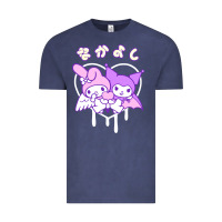 Vintage Denim melody and kuromi heart Vintage Tee - artisFamous