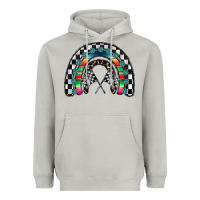 Moon Dust Racing Rainbow Heavyweight Hoodie - CowhideDigitalArt