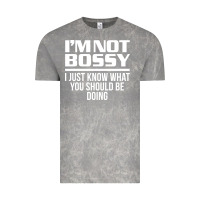 Cloud Rock I'M NOT BOSSY I JUST KNOW WHAT YOU SHOULD BE DOING FUNNY Vintage Tee - artisFamous