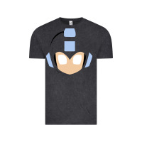 Vintage Black mega man retro video game face Vintage Tee - artisFamous
