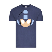 Vintage Denim mega man retro video game face Vintage Tee - artisFamous