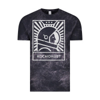Cloud Black cosmonaut – retro soviet space race Vintage Tee - artisFamous