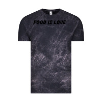 Cloud Black food is love Vintage Tee - artisFamous