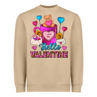 Mushroom hello valentine valentines day coffee mug Heavyweight Sweatshirt - FaDigitalArtStudio