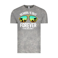 Cloud Rock school out forever retired teacher retro summer Vintage Tee - artisFamous