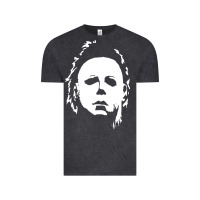 Vintage Black halloween horror myers Vintage Tee - artisFamous