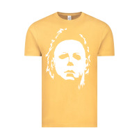 Vintage Mustard halloween horror myers Vintage Tee - artisFamous