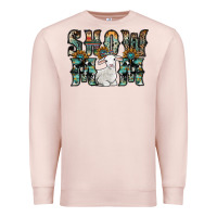 Pale Pink show mom sheep Premium Sweatshirt - SublimationCraftShop