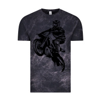 Cloud Black motocross dirt bike design got dirt Vintage Tee - artisFamous