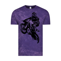 Cloud Purple motocross dirt bike design got dirt Vintage Tee - artisFamous