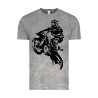 Cloud Rock motocross dirt bike design got dirt Vintage Tee - artisFamous
