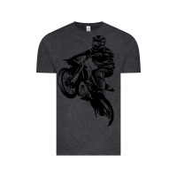 Vintage Black motocross dirt bike design got dirt Vintage Tee - artisFamous