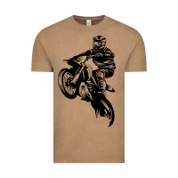 Vintage Coffee motocross dirt bike design got dirt Vintage Tee - artisFamous