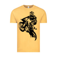 Vintage Mustard motocross dirt bike design got dirt Vintage Tee - artisFamous
