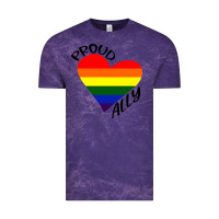 Cloud Purple proud ally lgbt heart gay pride month Vintage Tee - artisFamous