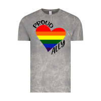 Cloud Rock proud ally lgbt heart gay pride month Vintage Tee - artisFamous