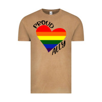 Vintage Camel proud ally lgbt heart gay pride month Vintage Tee - artisFamous