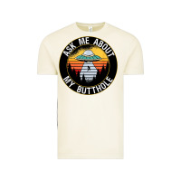 Vintage Arctic ask me about my butthole ufo Vintage Tee - artisFamous