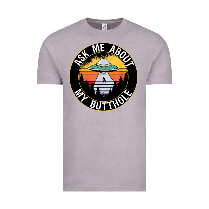 Ask Me About My Butthole Ufo Vintage Tee by artisFamous | Teevron
