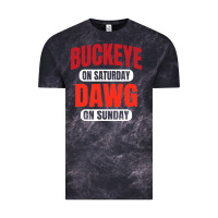 Cloud Black buckeye on saturday Vintage Tee - artisFamous