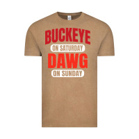 Vintage Coffee buckeye on saturday Vintage Tee - artisFamous