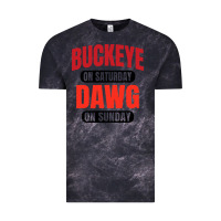 Cloud Black buckeye on saturday Vintage Tee - artisFamous