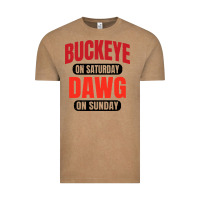 Vintage Coffee buckeye on saturday Vintage Tee - artisFamous