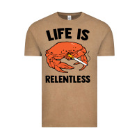 Vintage Coffee crab life is relentless Vintage Tee - artisFamous