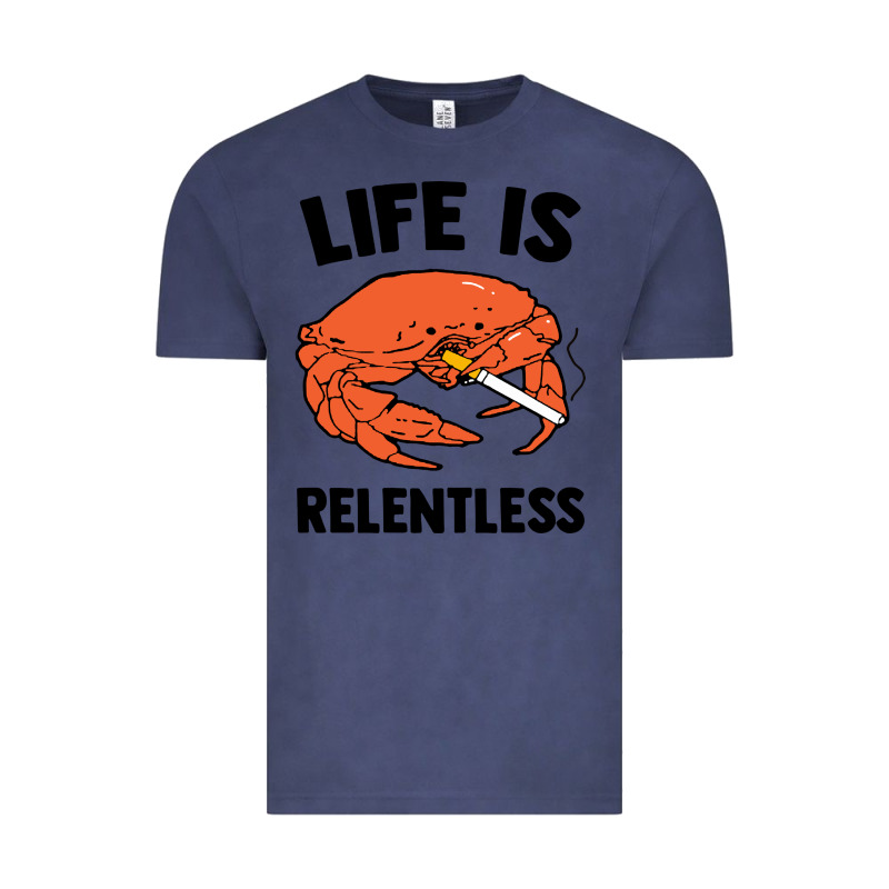 Crab Life Is Relentless Vintage Tee by artisFamous | Teevron